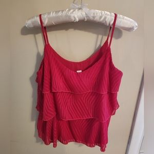 Anthropologie Amadi XS Pink Layered Cami